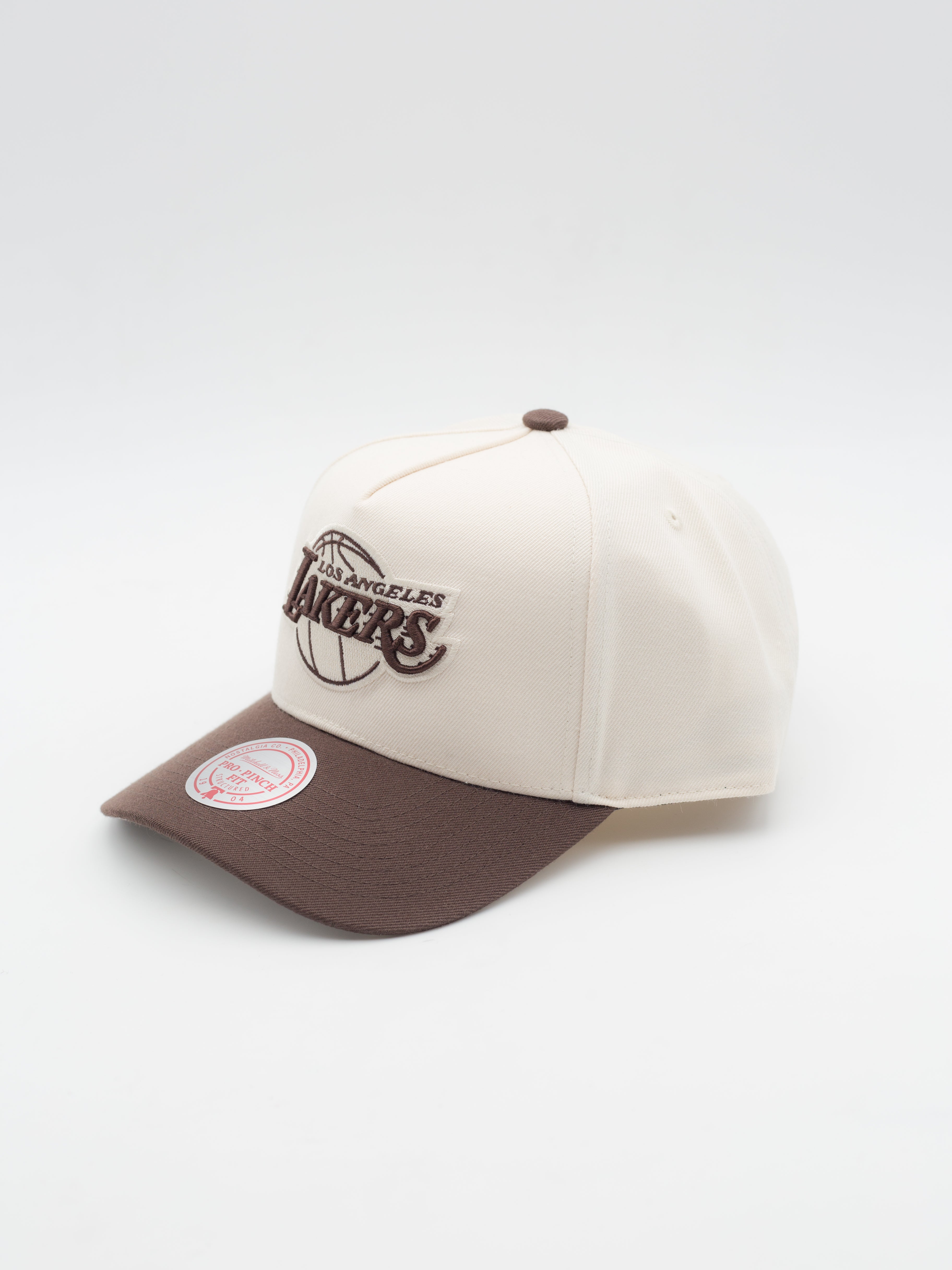 Pro Pinch Los Angeles Lakers Snapback Beige