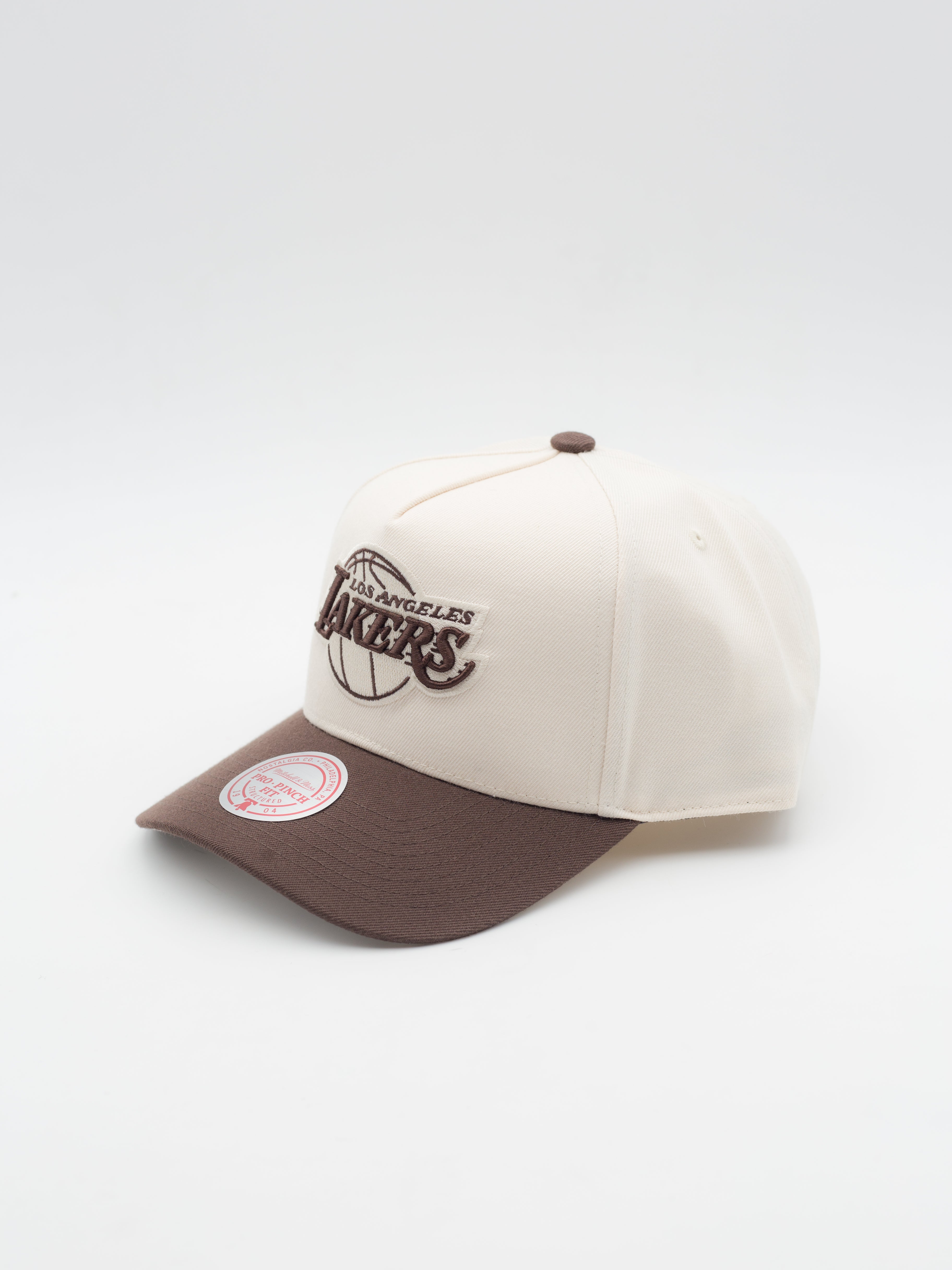 Pro Pinch Los Angeles Lakers Snapback Beige