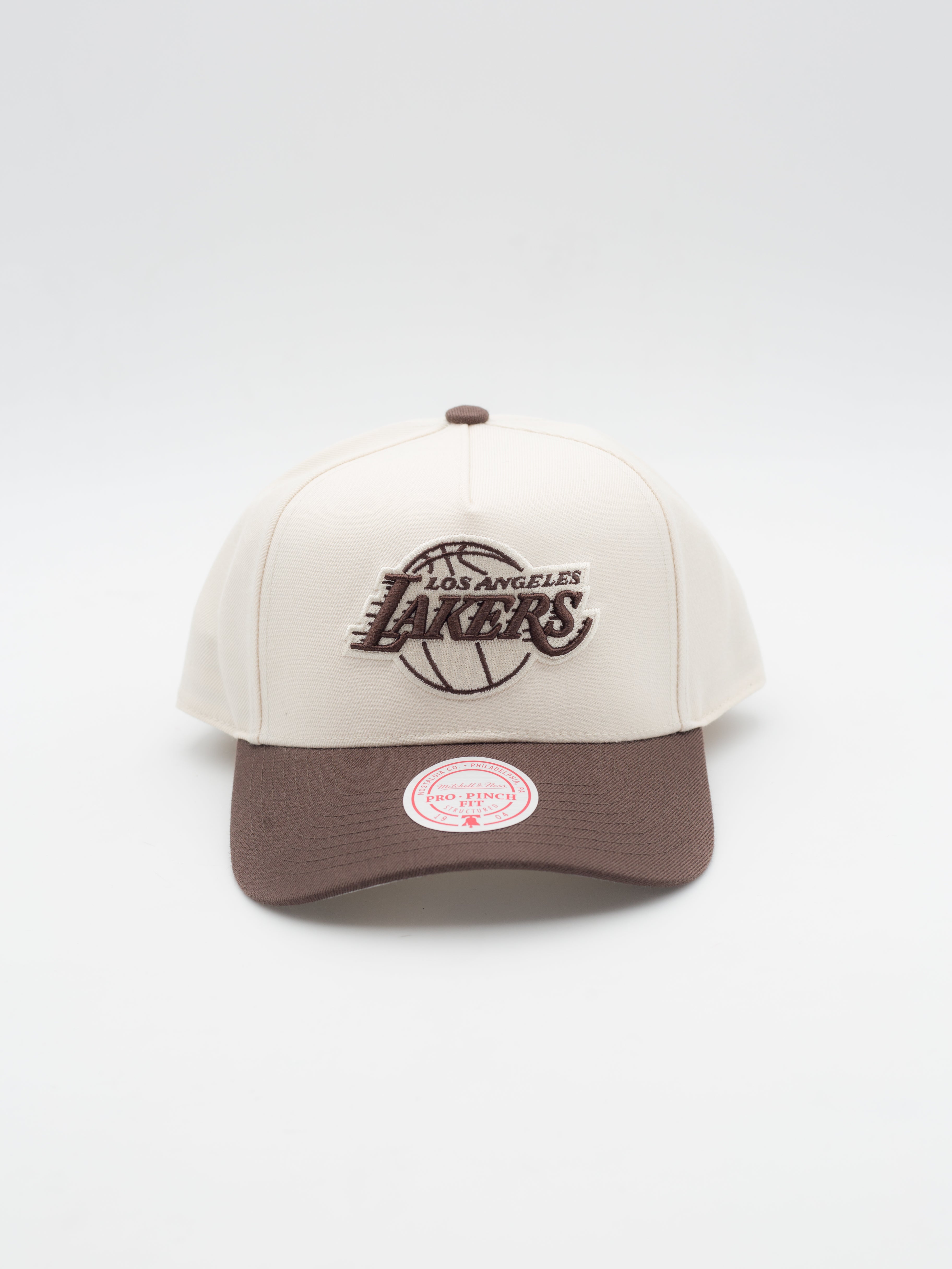 Pro Pinch Los Angeles Lakers Snapback Beige