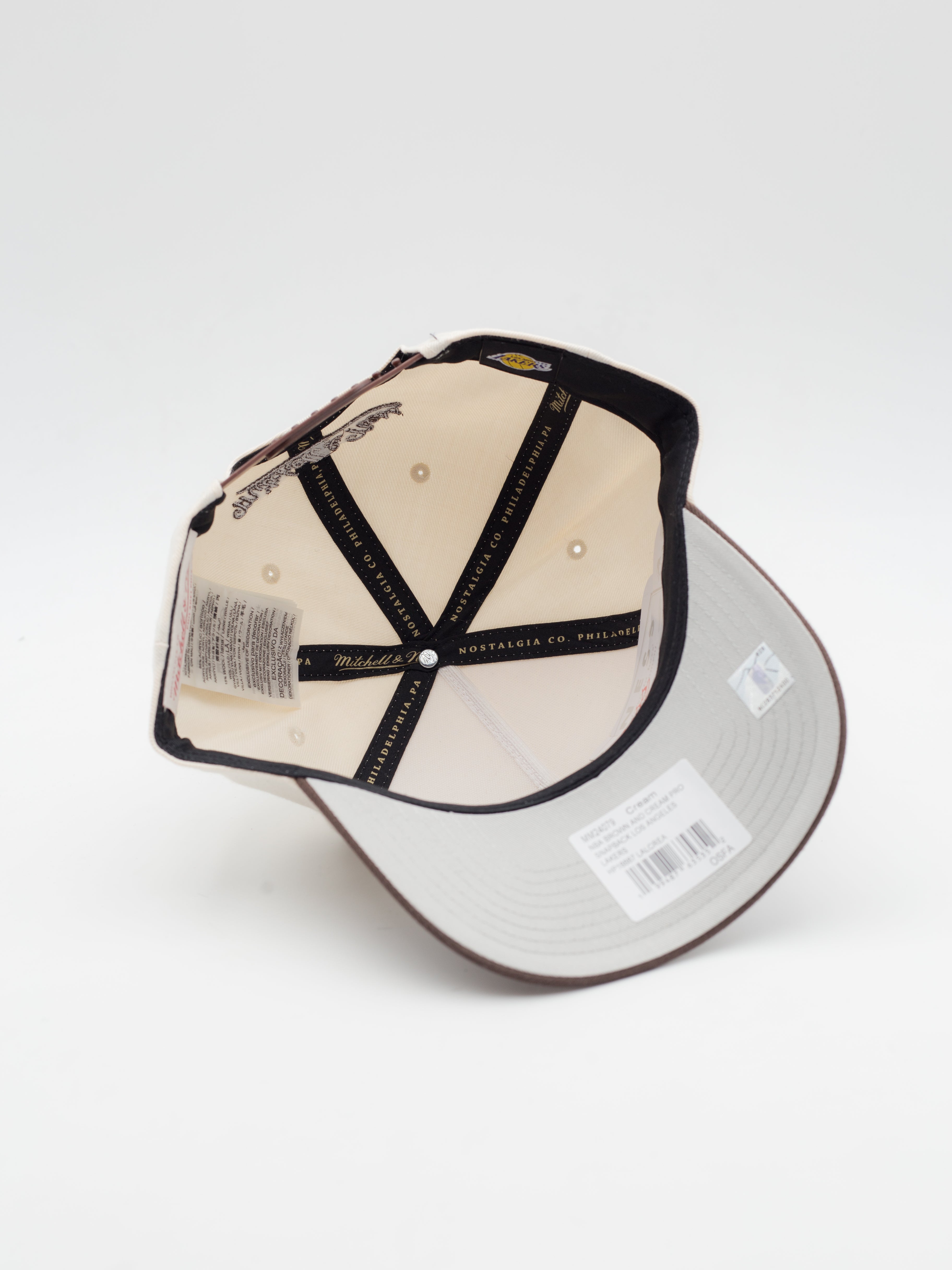 Pro Pinch Los Angeles Lakers Snapback Beige
