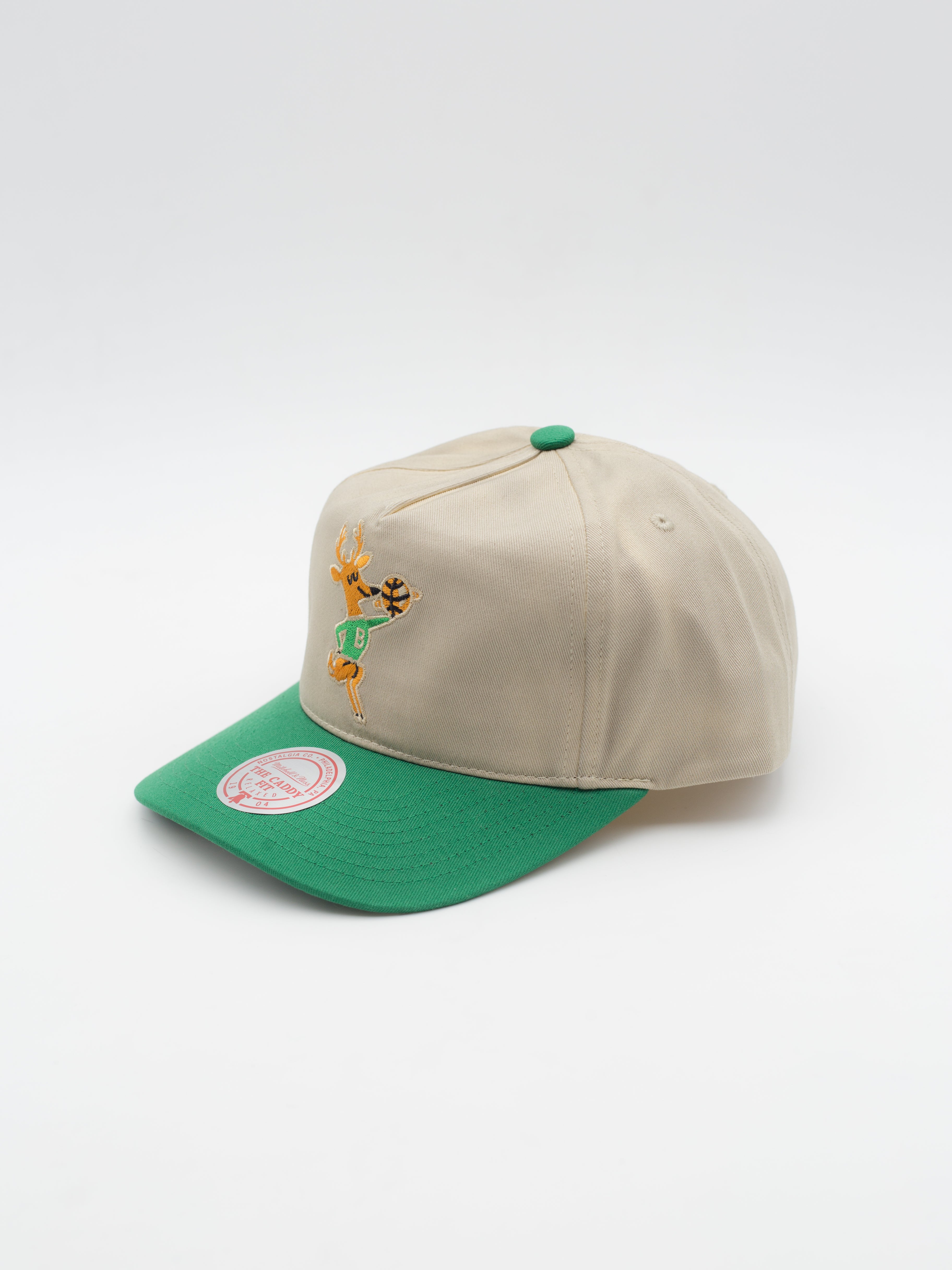 The Caddy Fit Retro Roots Deadstock Milwaukee Bucks Snapback