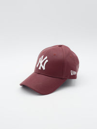9FORTY Faux Leather New York Yankees Maroon