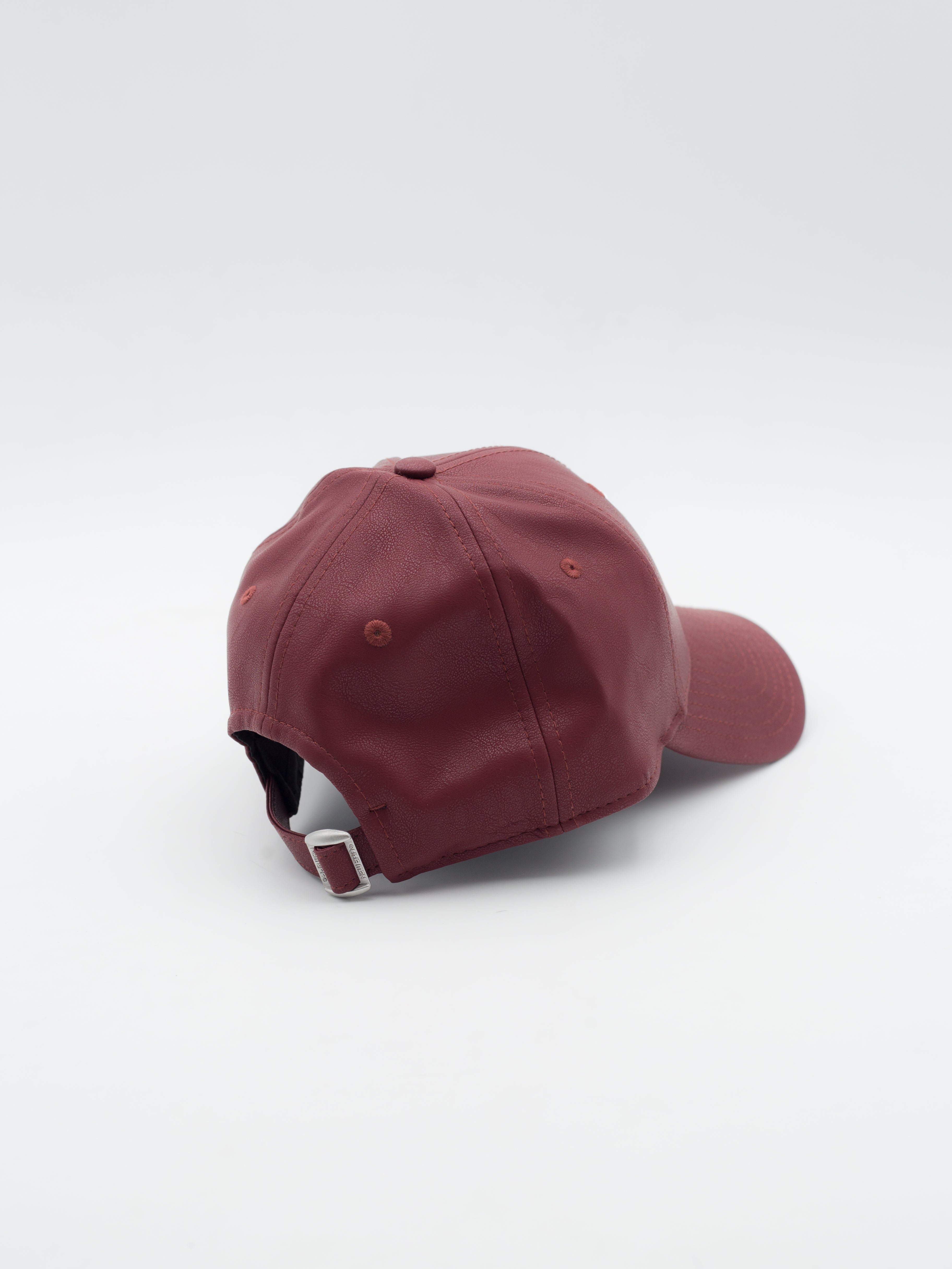 9FORTY Faux Leather New York Yankees Maroon