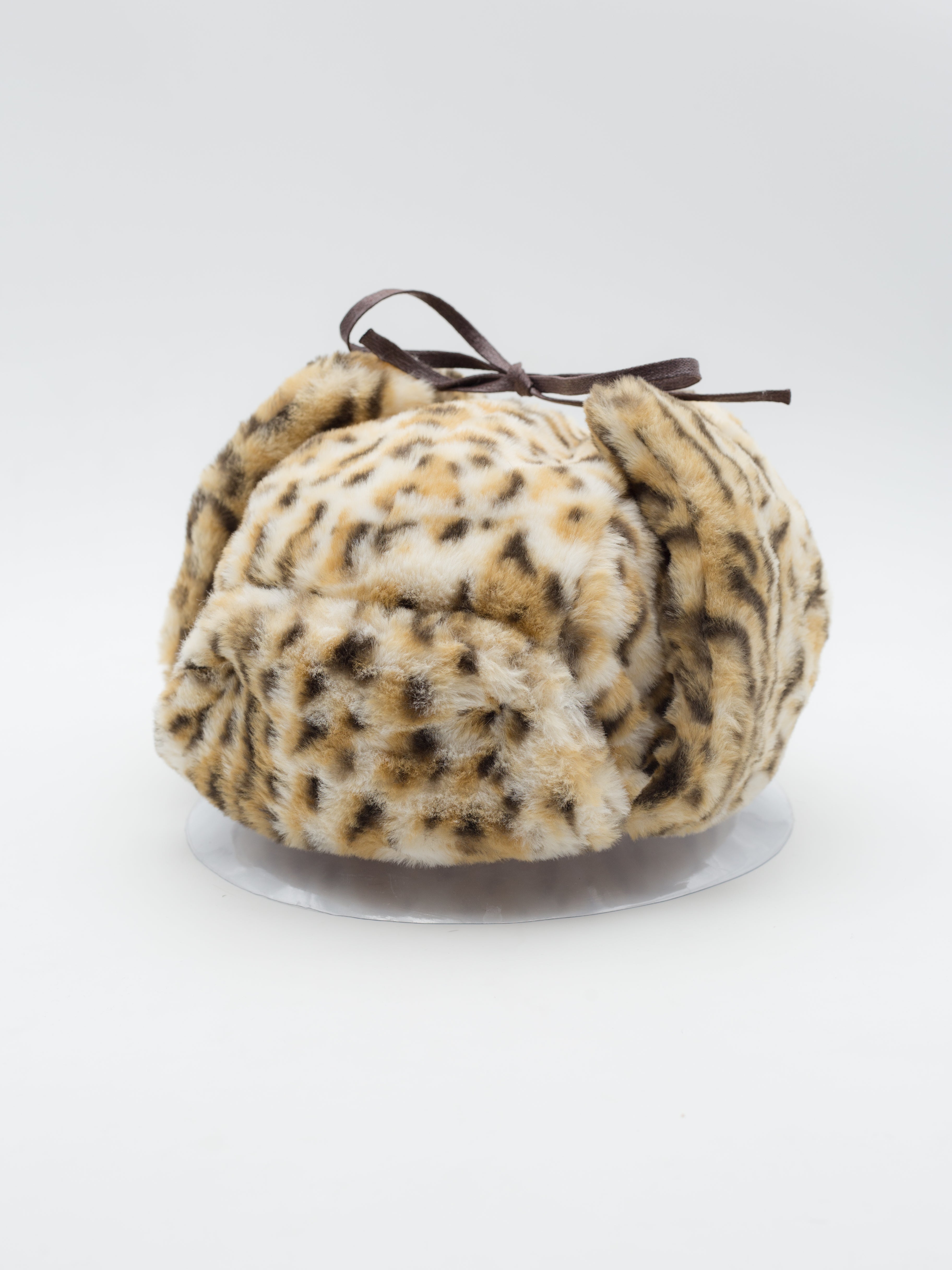 Faux Fur Leopard Trapper