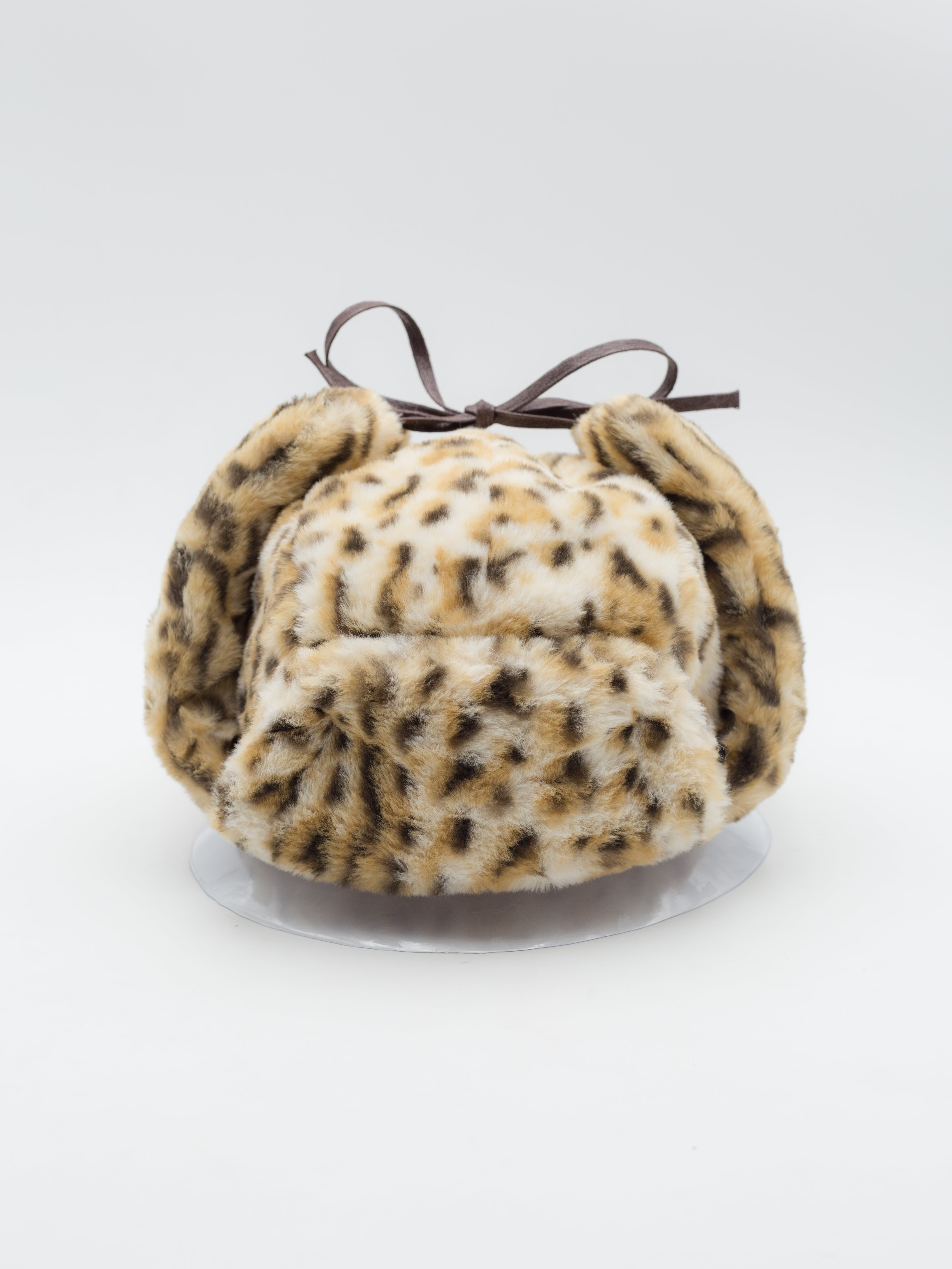 Faux Fur Leopard Trapper