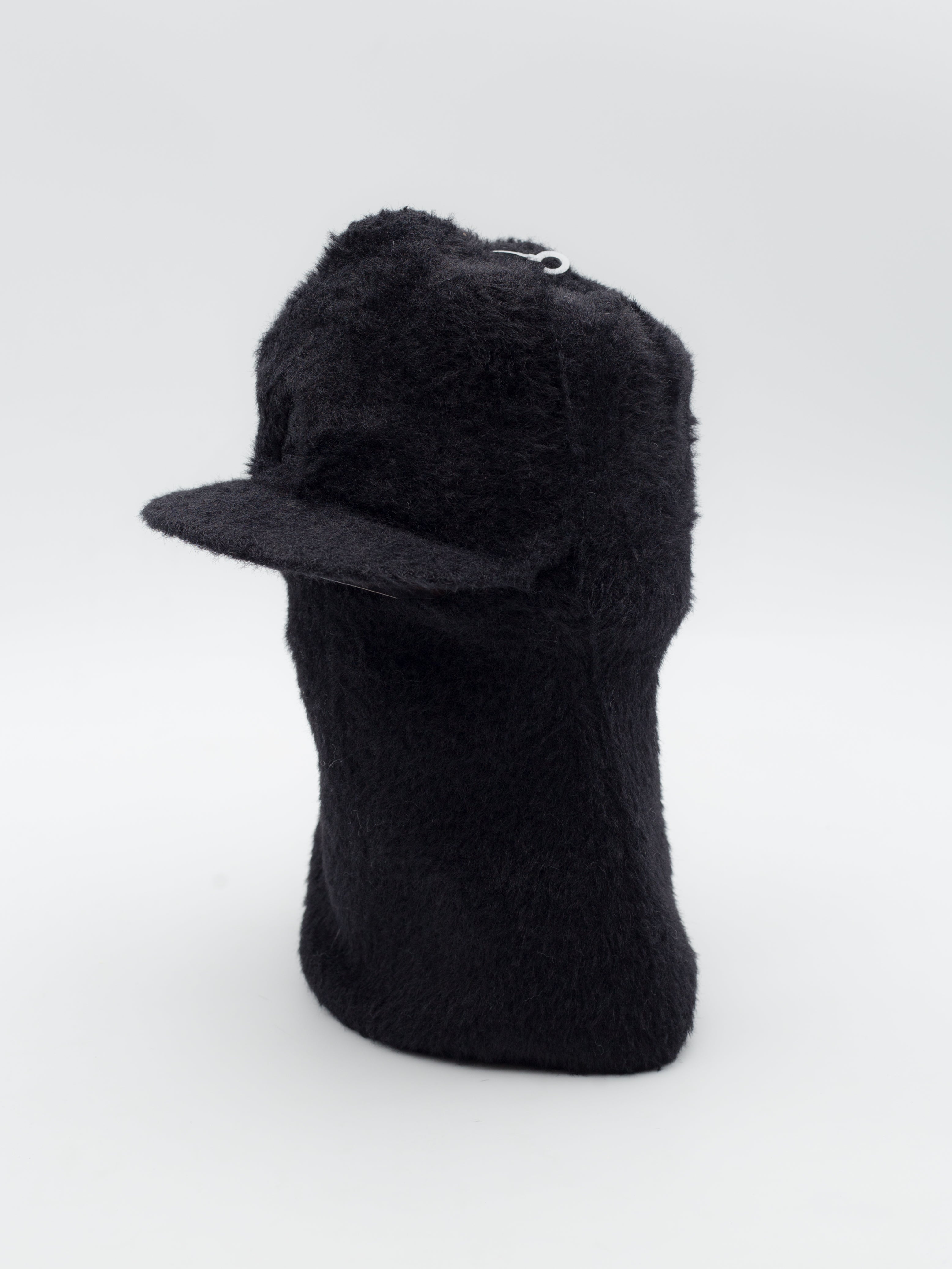Faux Fur Balaclava Black