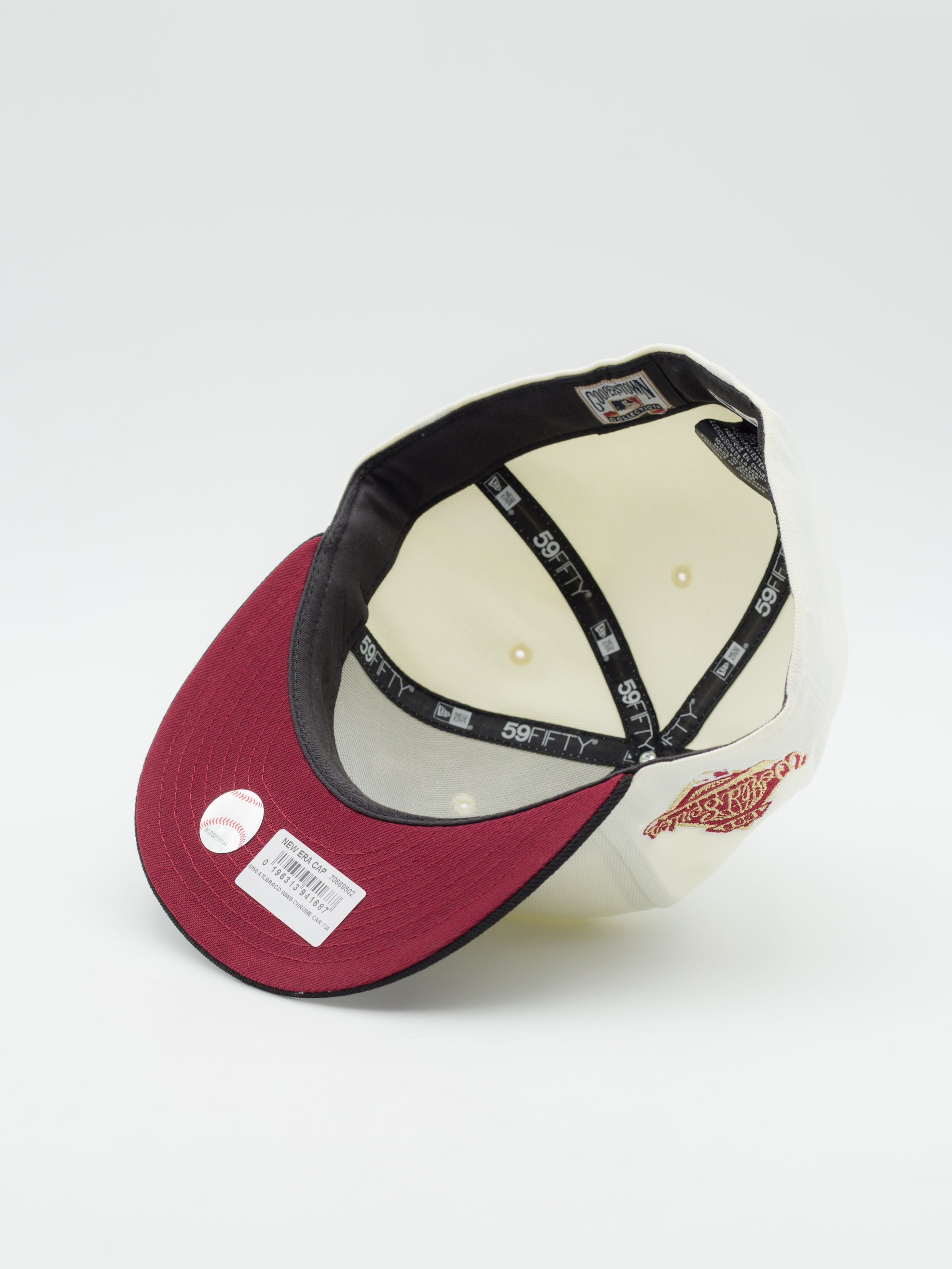 59FIFTY Chrome 1995 Atlanta Braves Cream/Black