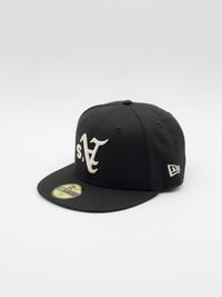 59FIFTY Upside Down Oakland Athletics Black