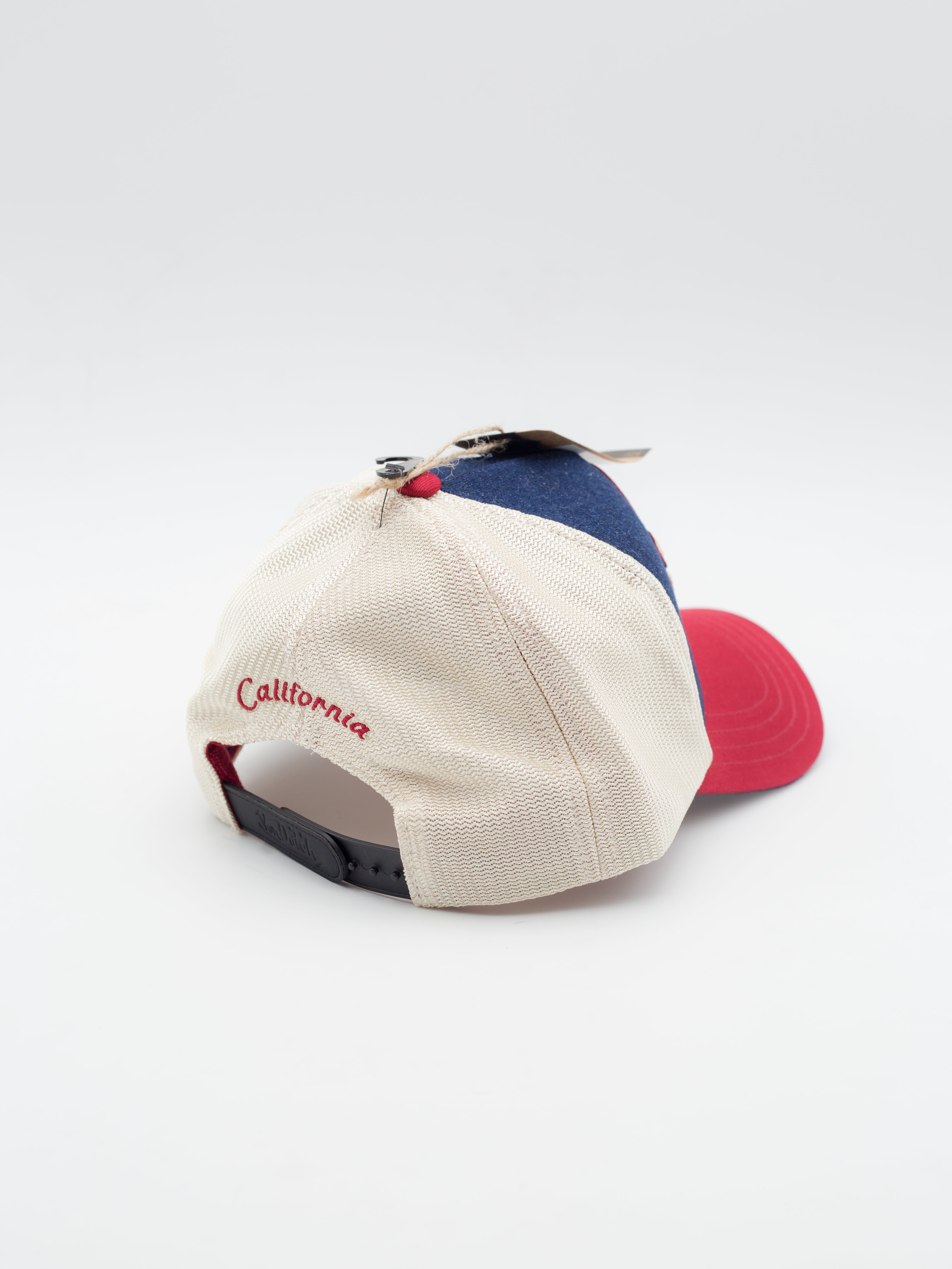 VINT05 Trucker Denim/Red/Beige