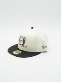 59FIFTY Chrome Anaheim Ducks Beige/Black