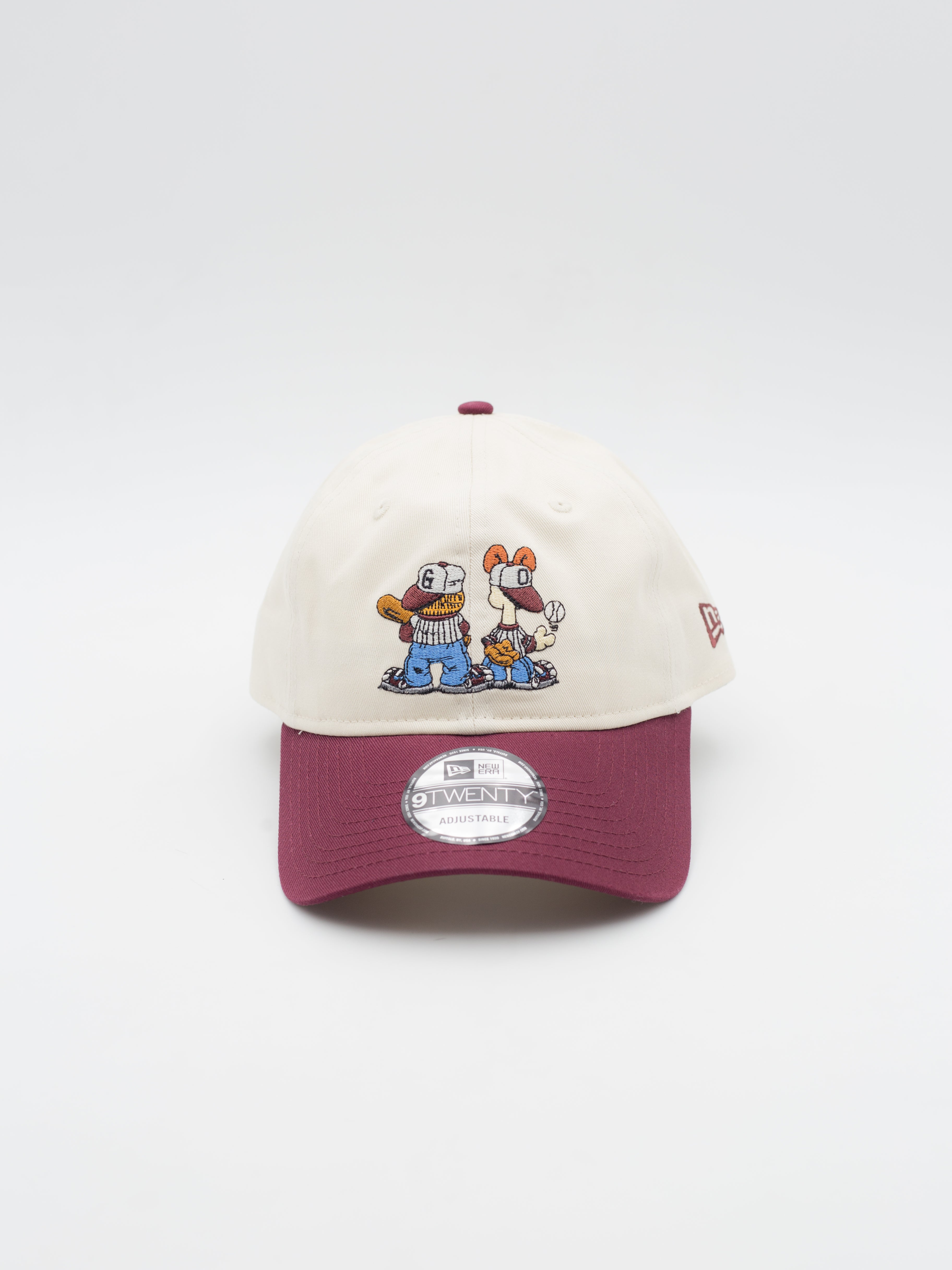 9TWENTY Baseball Garfield Beige/Maroon