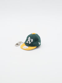 Llavero Mini Gorra 59FIFTY Oakland Athletics