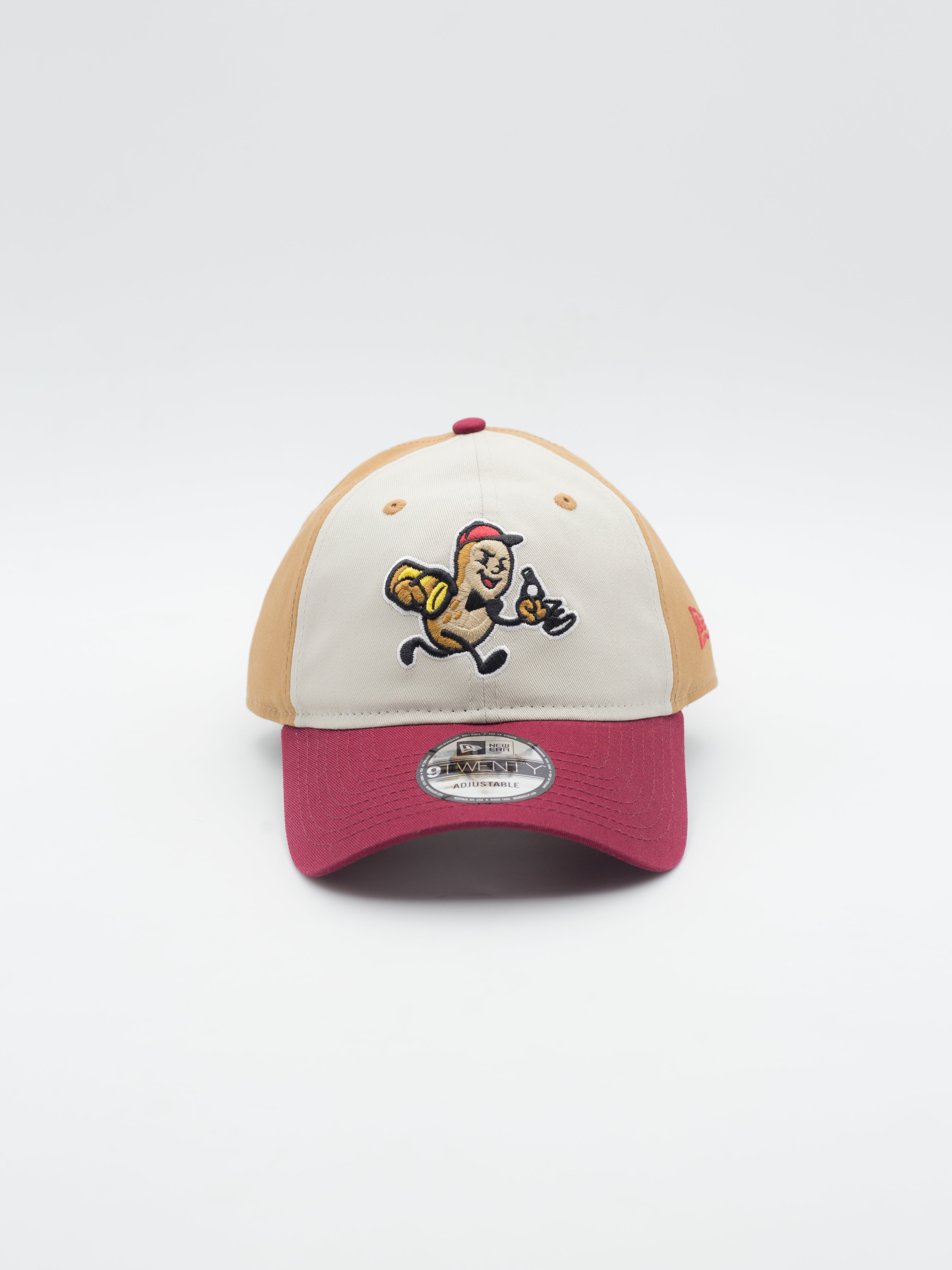 9TWENTY MiLB Montgomery Biscuits Peanuts Khaki/Brown/Red