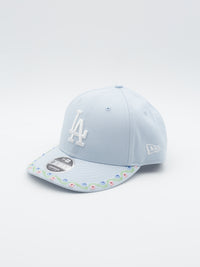 9FIFTY Floral Low Profile Los Angeles Dodgers Light Blue