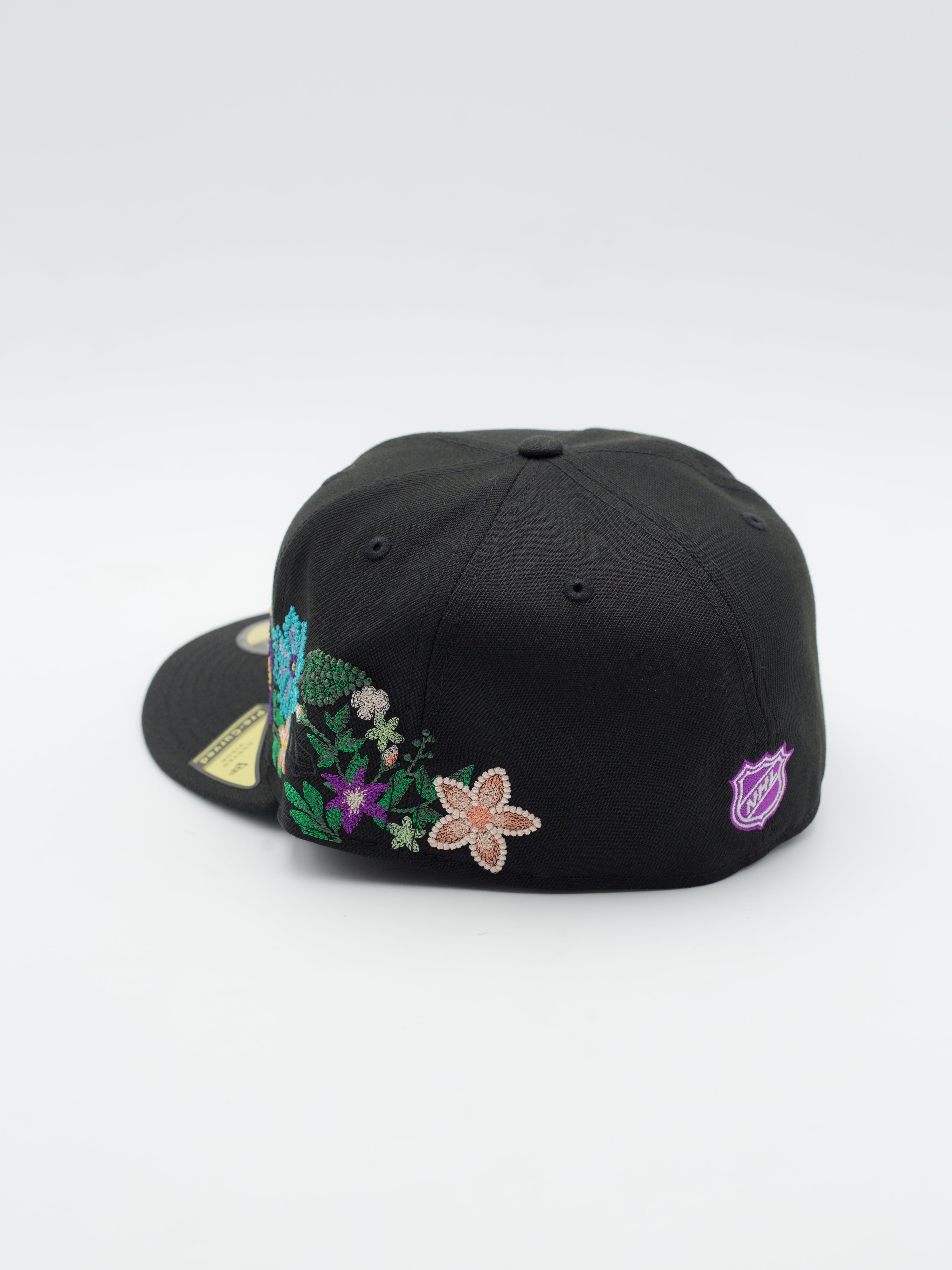 59FIFTY Tonal Florals Anaheim Ducks Black