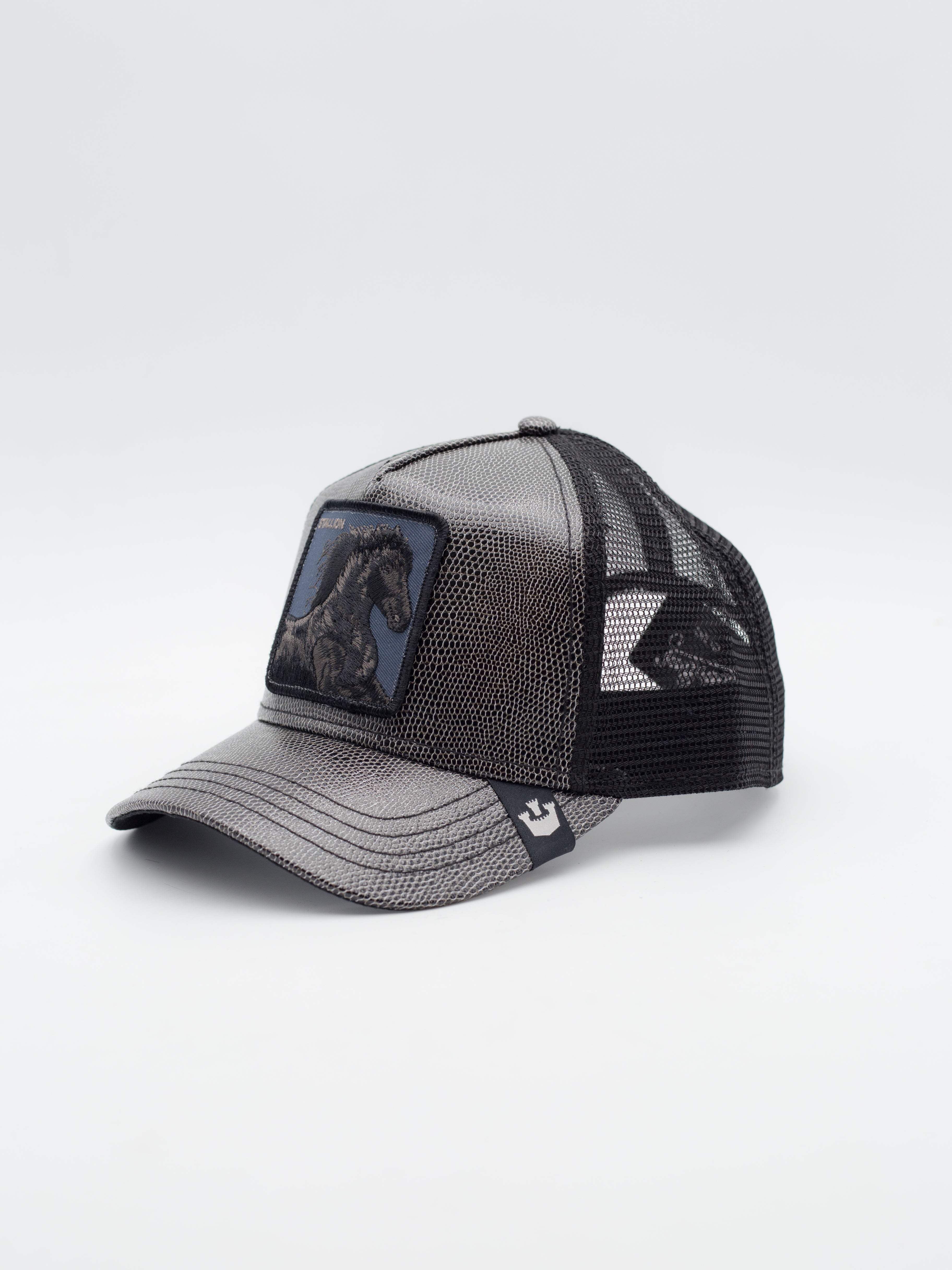 Black Horse Trucker Grey - La Tienda de las Gorras