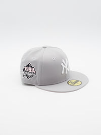 59Fifty Team Color Side Patch New York Yankees Gray