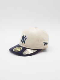 59FIFTY Low Profile Corduroy New York Yankees Beige/Navy