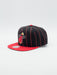 Miami Heats Stripes Snapback Black/Red - La Tienda de las Gorras