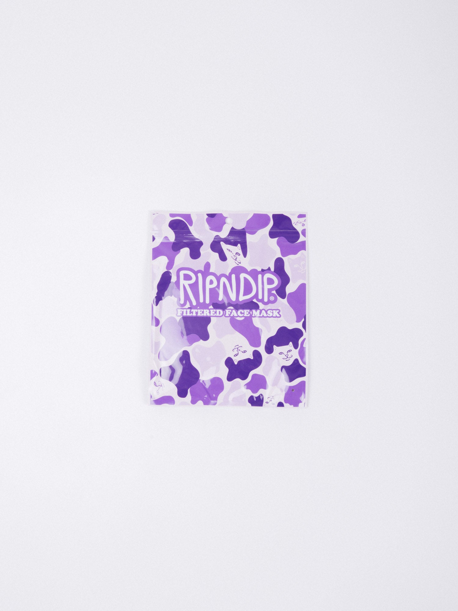 Purple Camo Face Mask - La Tienda de las Gorras