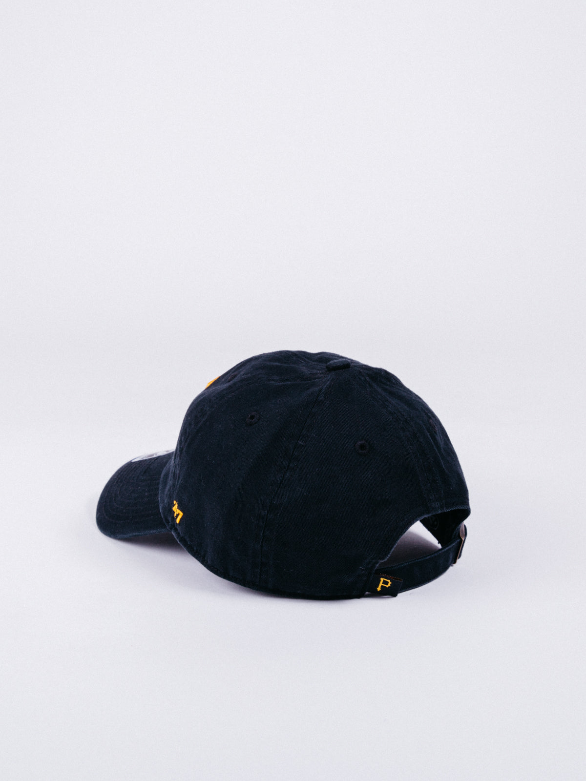 gorra 47 brand clean up pittsburgh pirates dad hat black visera curva baseball negro ajustable piratas