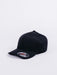 gorra basica flexfit wooly combed black negro cerrada