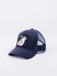 gorra Goorin Bros Lone Wolf Trucker visera curva animales