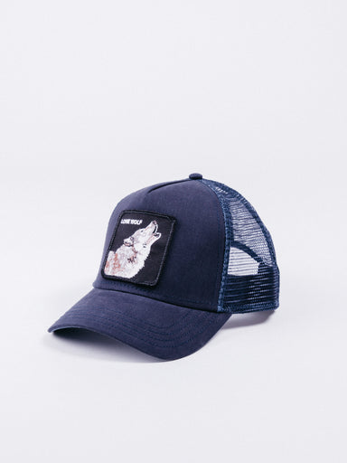 gorra Goorin Bros Lone Wolf Trucker visera curva animales