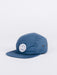 gorra laser barceloneta 5 panel hat steel visera plana ajustable cinco paneles azul