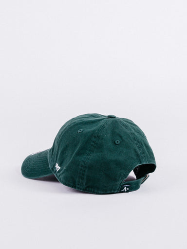 gorra 47 BRANSON Clean Up Oakland Athletics Dad Hat Green visera curva ajustable