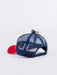 gorra Von Dutch Mot/BluTrucker Red/Blue visera curva rejilla ajustable moto