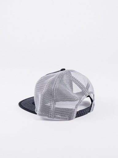 gorra thrasher skategoat embroidered mesh cap negro gris
