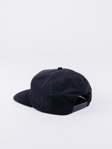 gorra thrasher flame snapback black visera plana negro