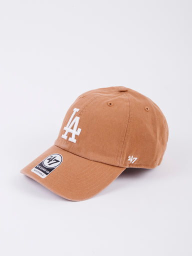 CLEAN UP Los Angeles Dodgers Khaki - La Tienda de las Gorras