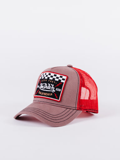 SQUARE17 Trucker  brown/red - La Tienda de las Gorras