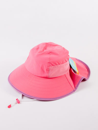 Gorro para niña con protección solar. Gorro con protección de rayos UVA y UVB (UPF 50+)
