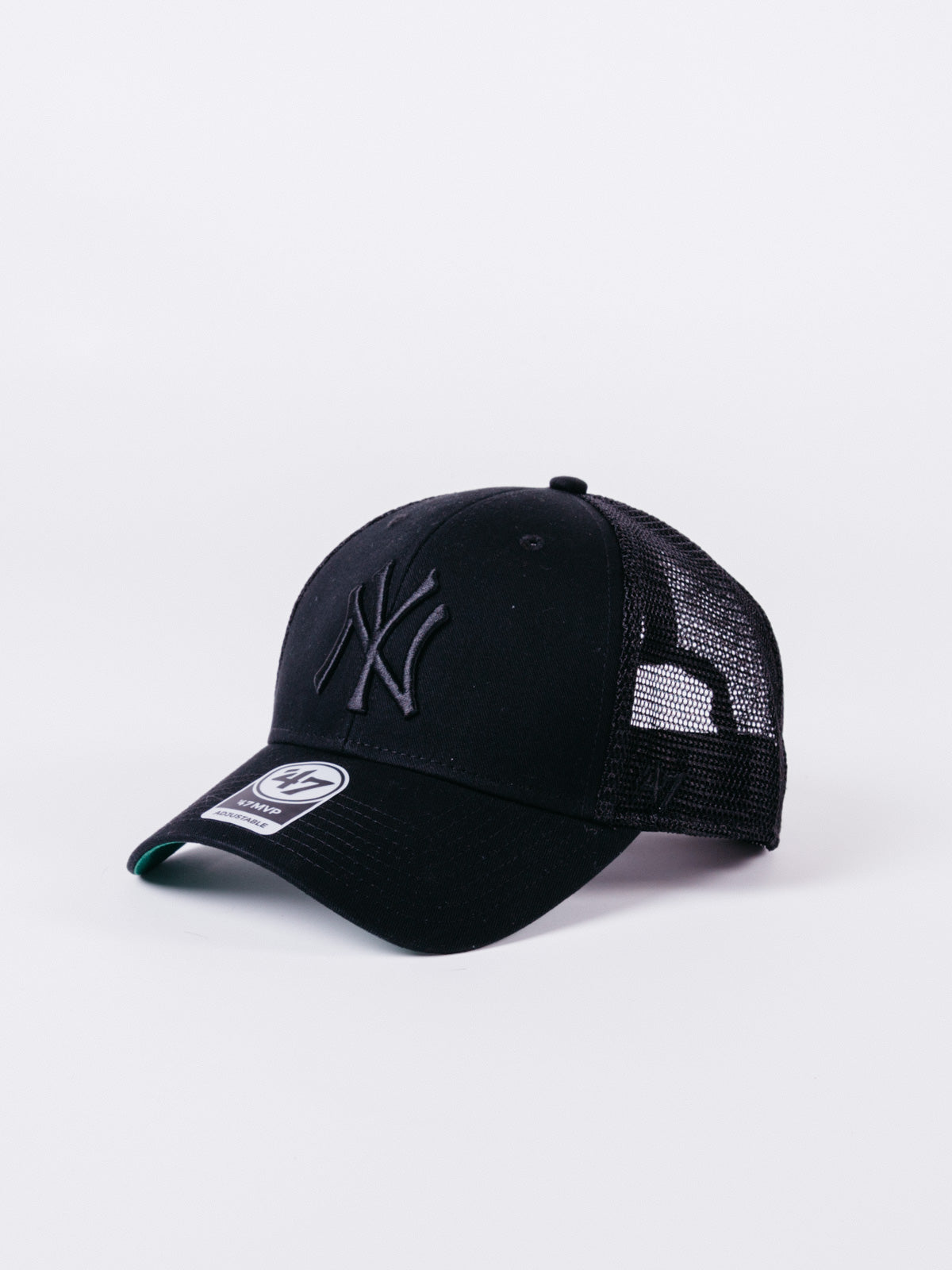 MVP New York Yankees Trucker Black Black Logo - La Tienda de las Gorras