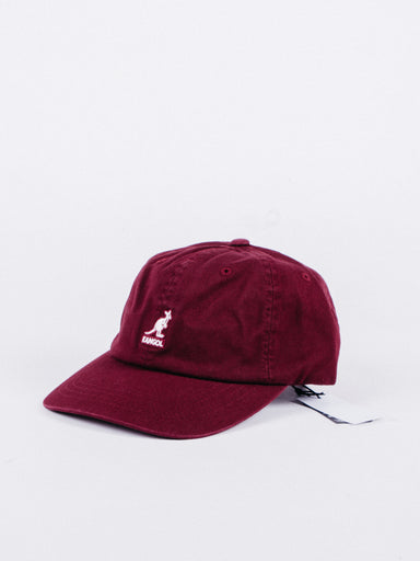 Washed Baseball Hat Burgundy - La Tienda de las Gorras
