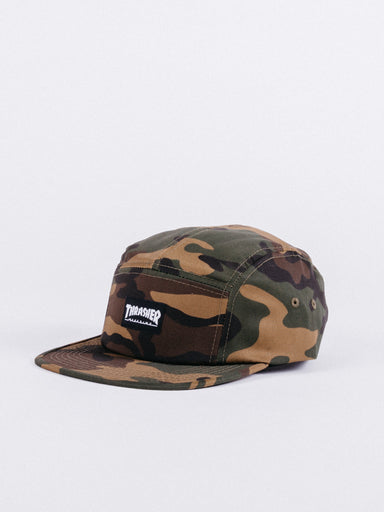 gorra thrasher small flame 5 panel camouflage 