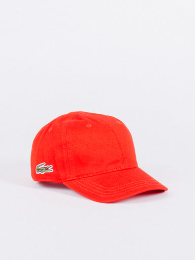gorra niño lacoste rojo