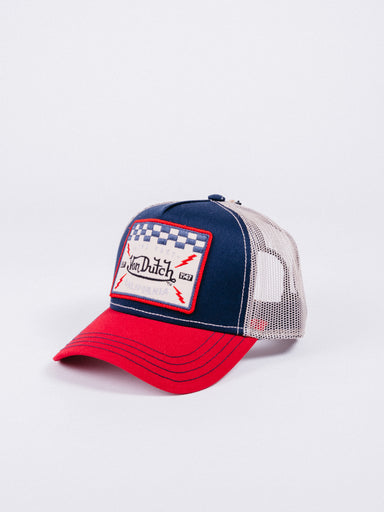Square16 Trucker Blue/Red/Beige - La Tienda de las Gorras