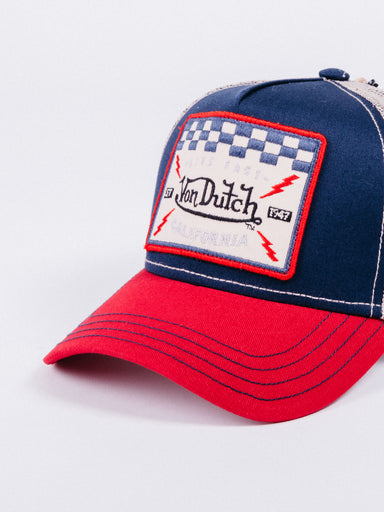 Square16 Trucker Blue/Red/Beige - La Tienda de las Gorras