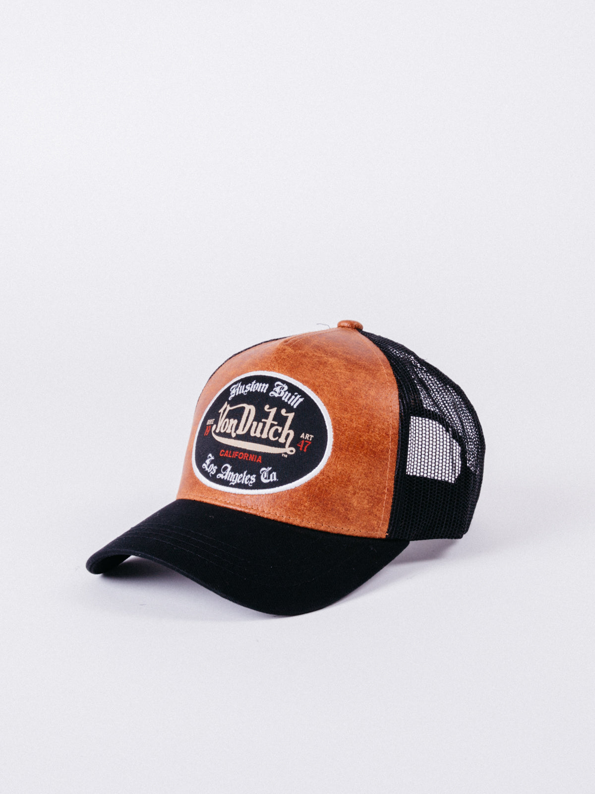 gorra von dutch trucker grlb marron negro